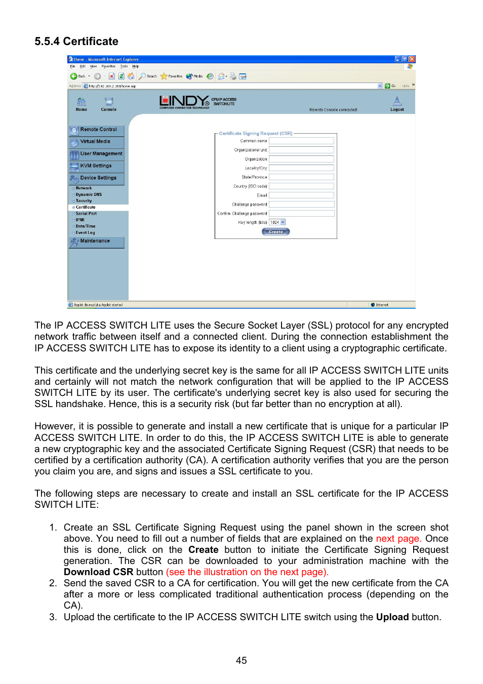 4 certificate | Lindy 39405 User Manual | Page 49 / 67