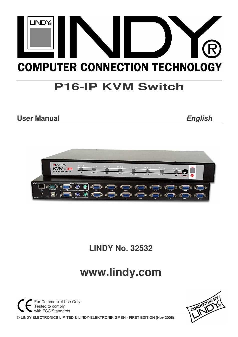 Lindy P16-IP User Manual | 77 pages