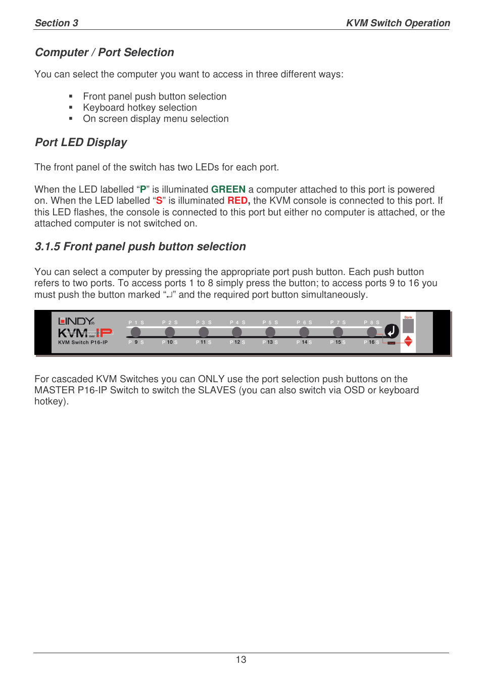 Lindy P16-IP User Manual | Page 14 / 77