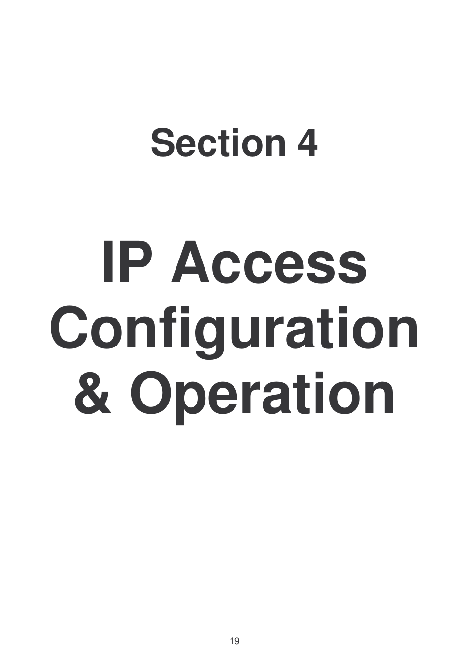 Ip access configuration & operation | Lindy P16-IP User Manual | Page 20 / 77