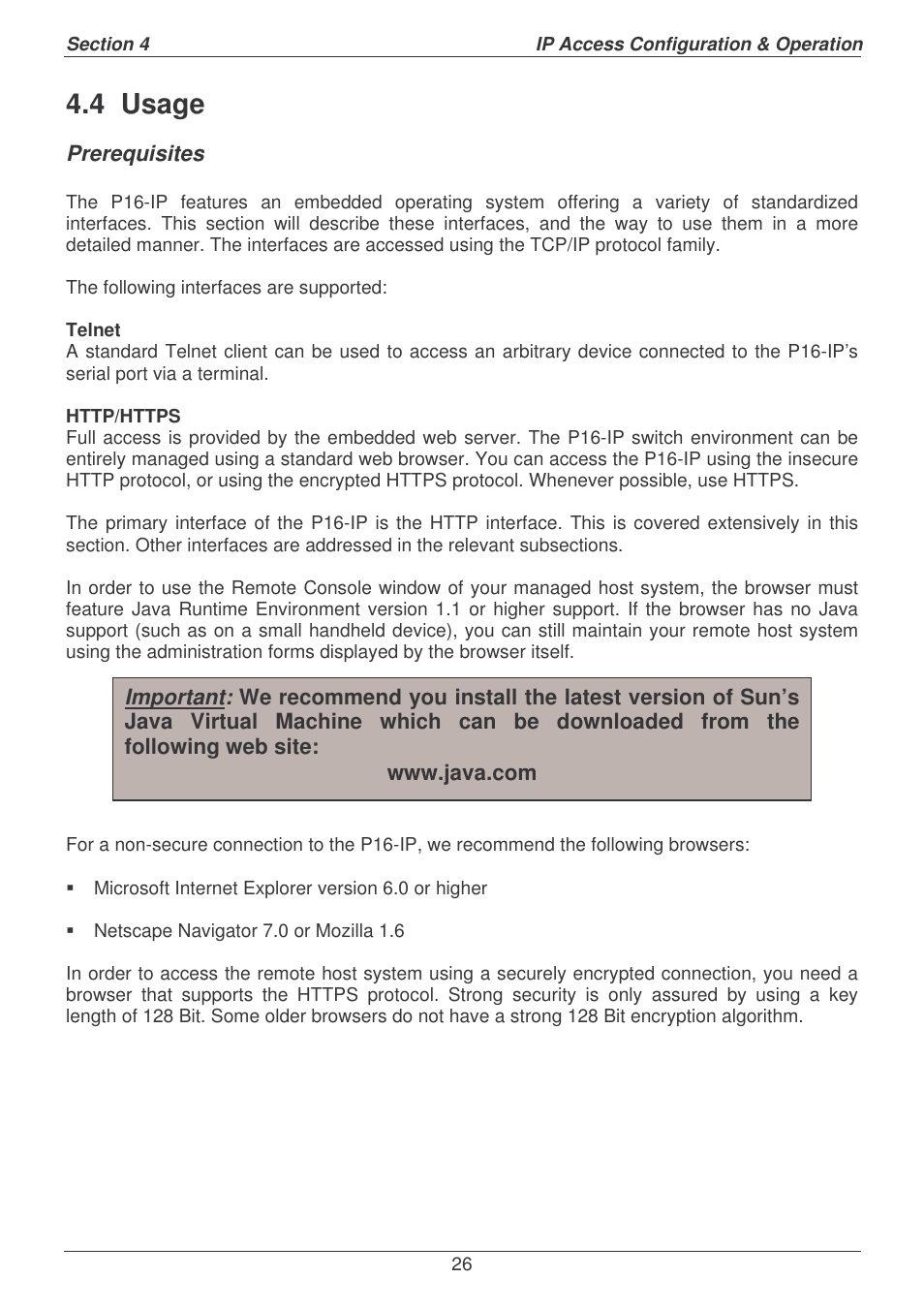 4 usage | Lindy P16-IP User Manual | Page 27 / 77