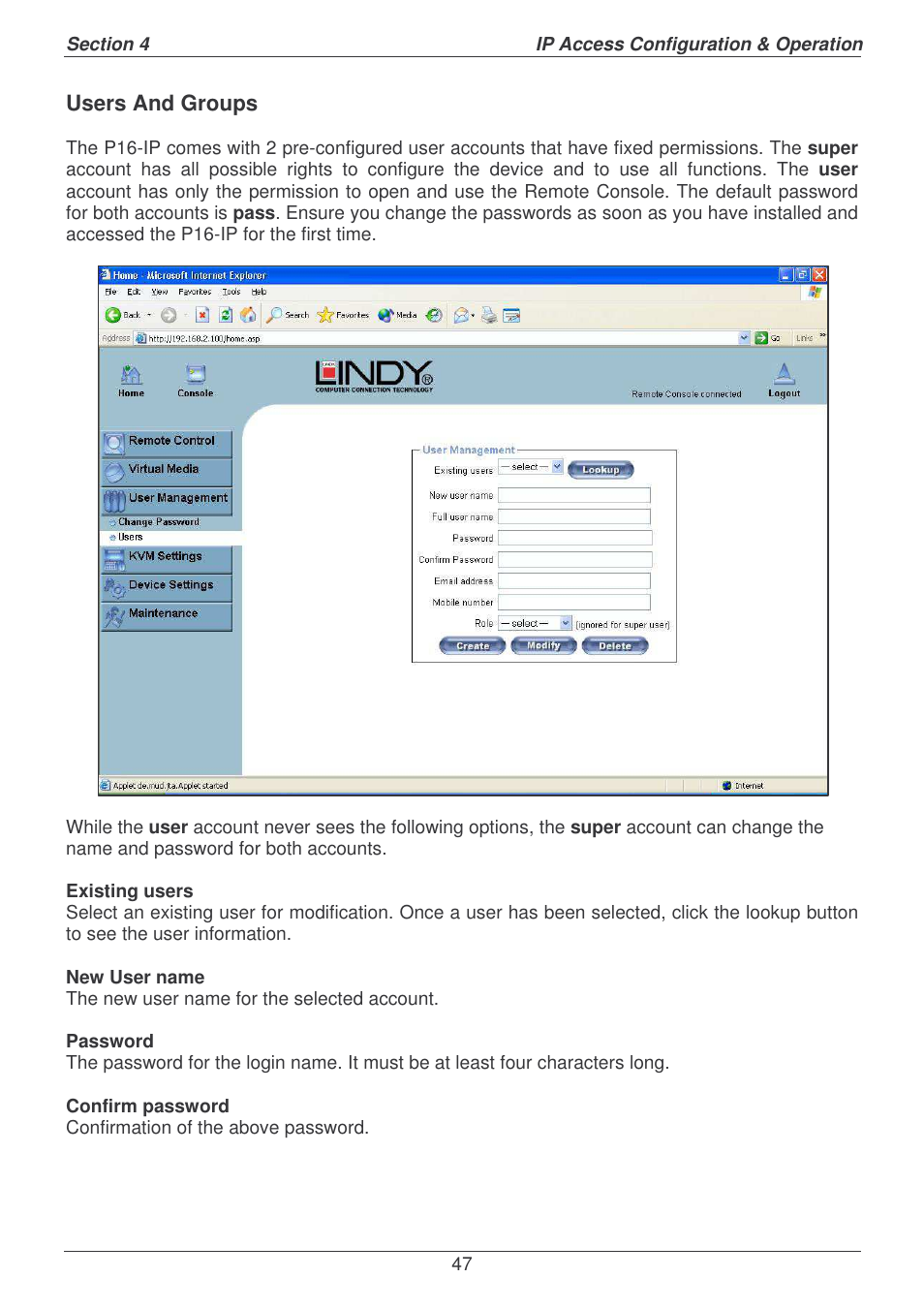 Lindy P16-IP User Manual | Page 48 / 77