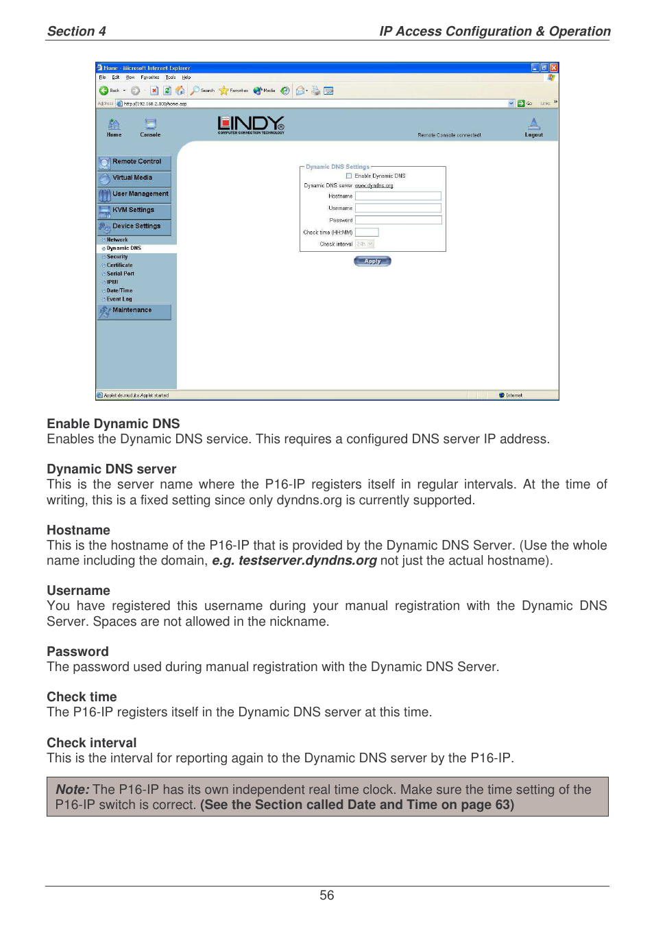 Lindy P16-IP User Manual | Page 57 / 77