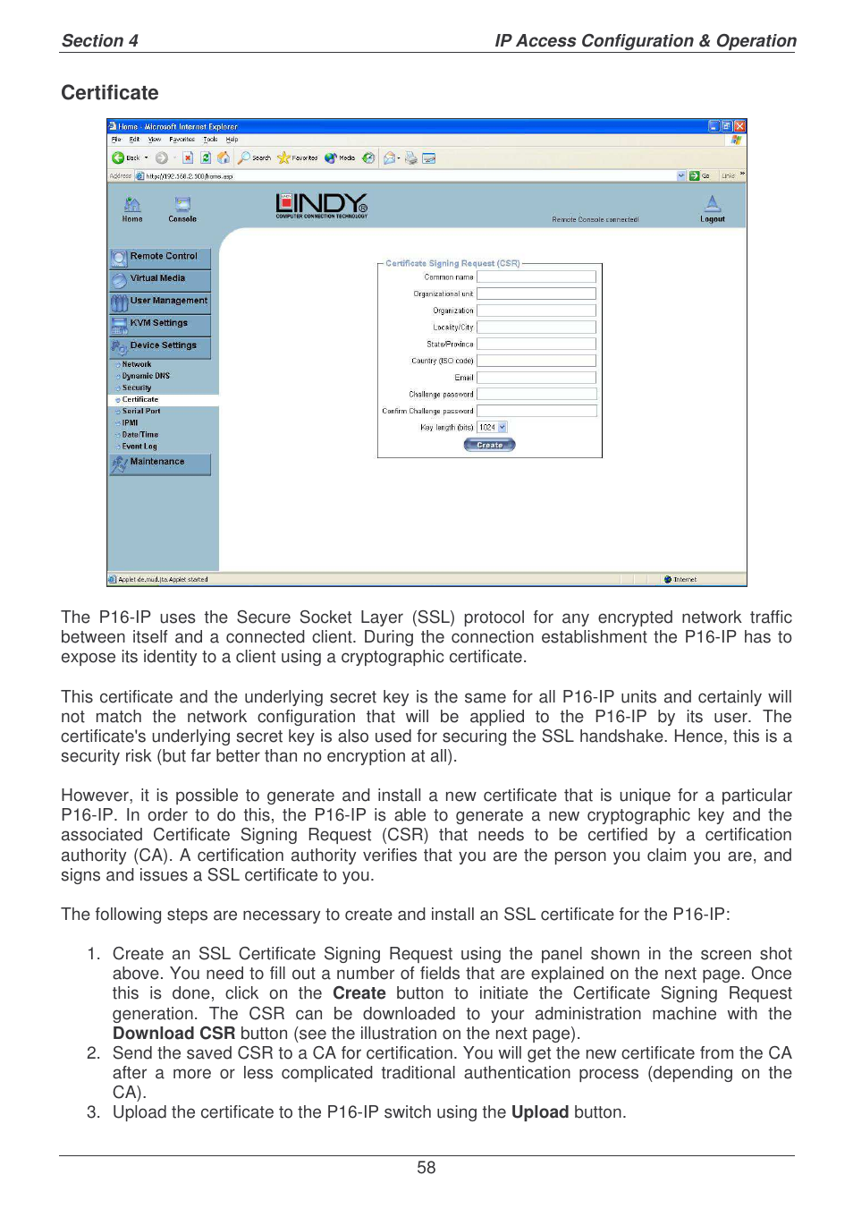 Lindy P16-IP User Manual | Page 59 / 77