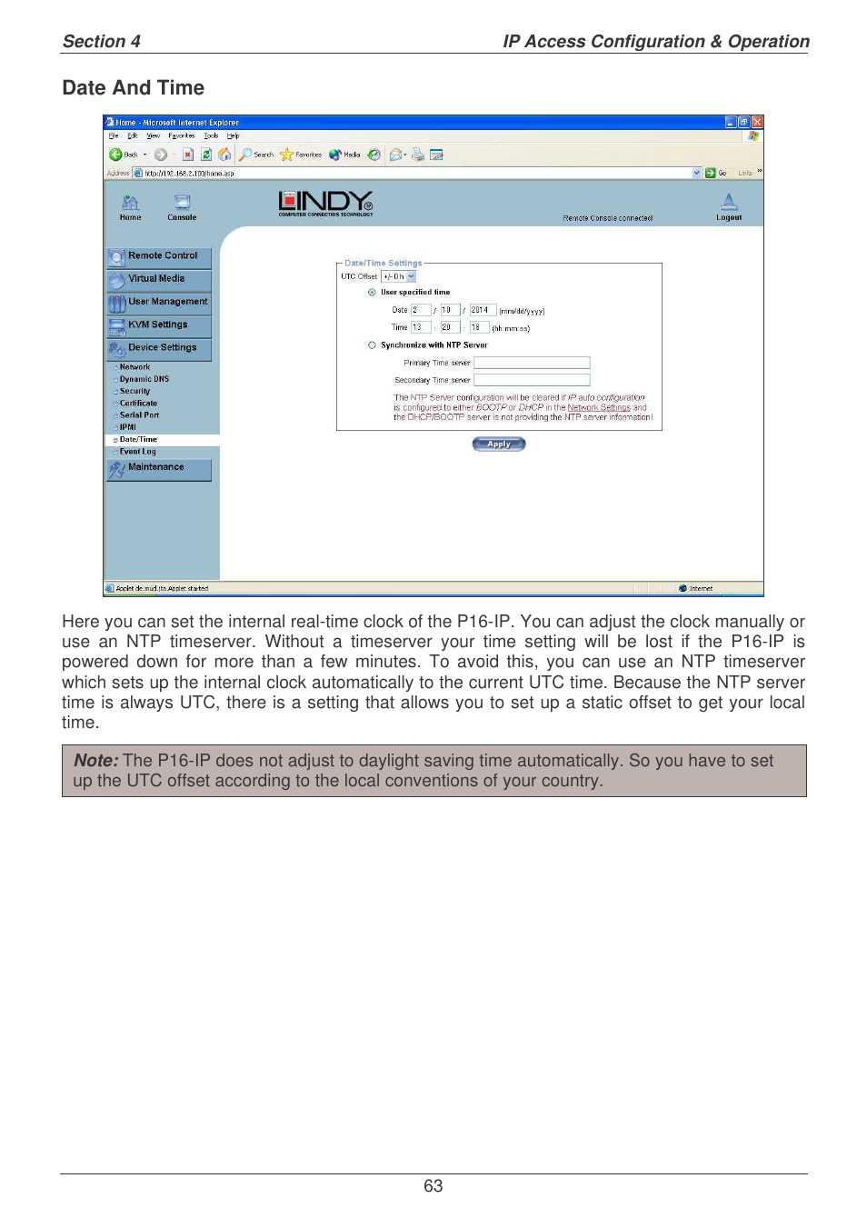 Lindy P16-IP User Manual | Page 64 / 77