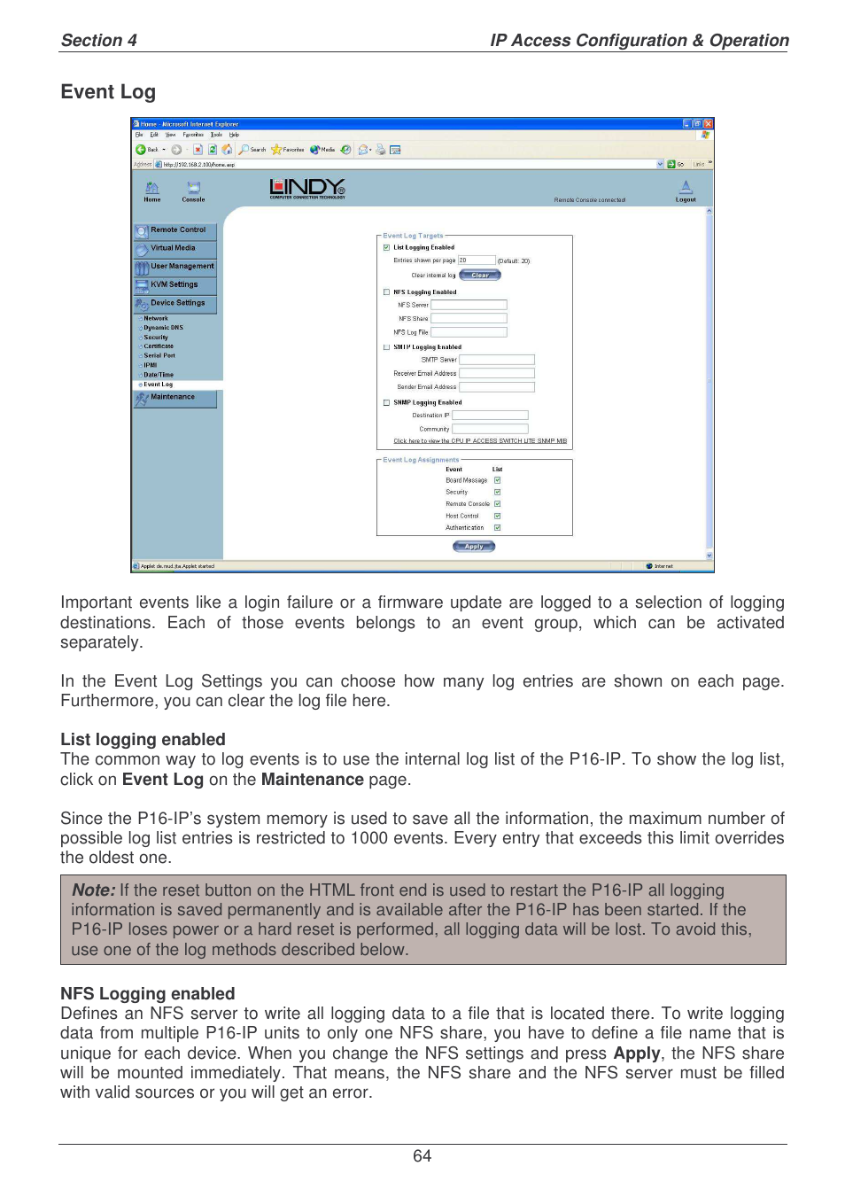 Lindy P16-IP User Manual | Page 65 / 77