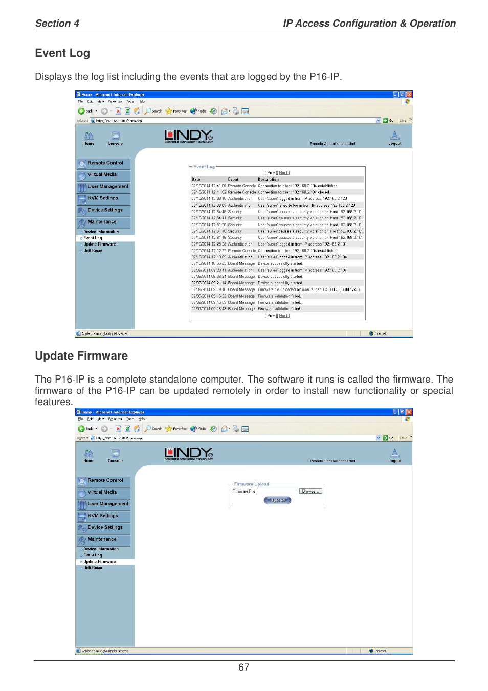 Lindy P16-IP User Manual | Page 68 / 77