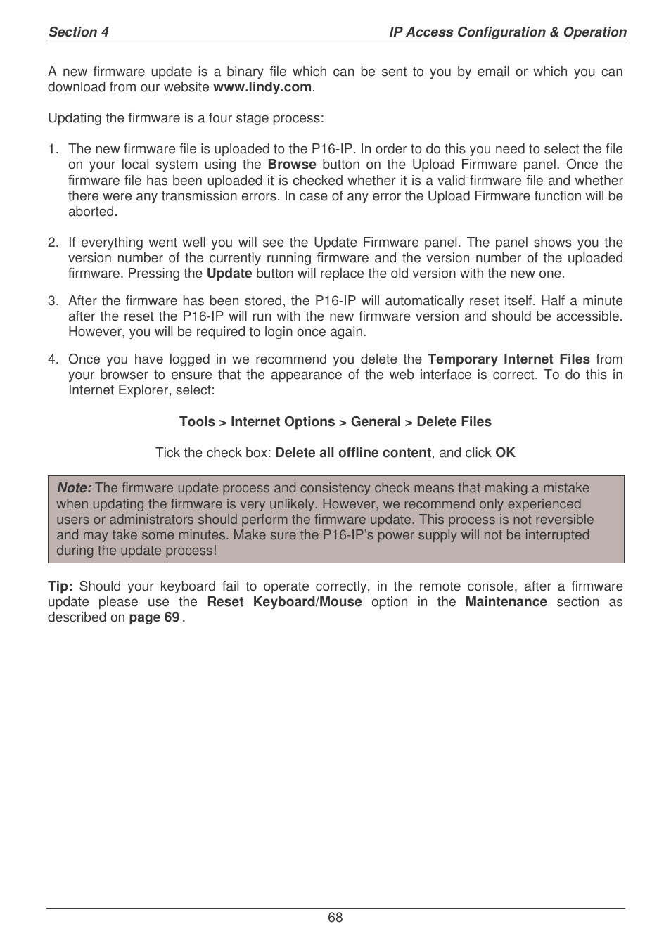 Lindy P16-IP User Manual | Page 69 / 77