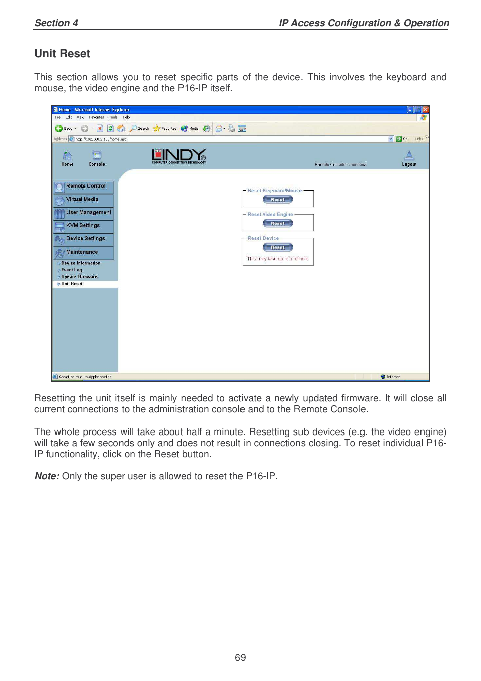 Lindy P16-IP User Manual | Page 70 / 77