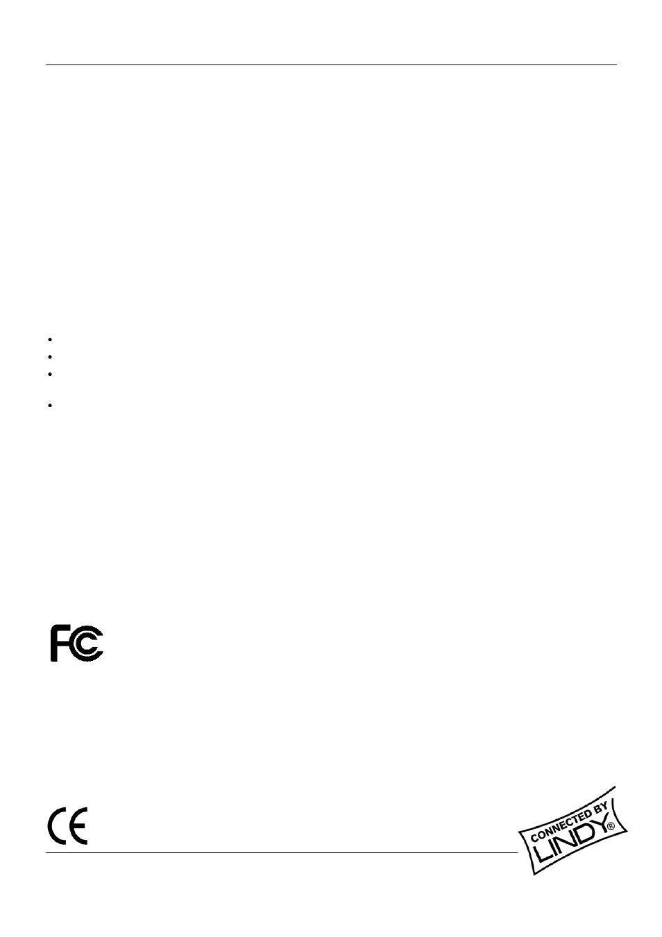 Lindy no. 39122, Radio frequency energy, Fcc warning | Lindy 39122 User Manual | Page 7 / 7