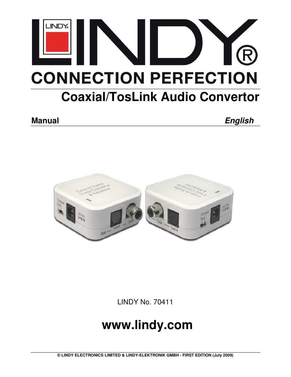 Lindy 70411 User Manual | 4 pages