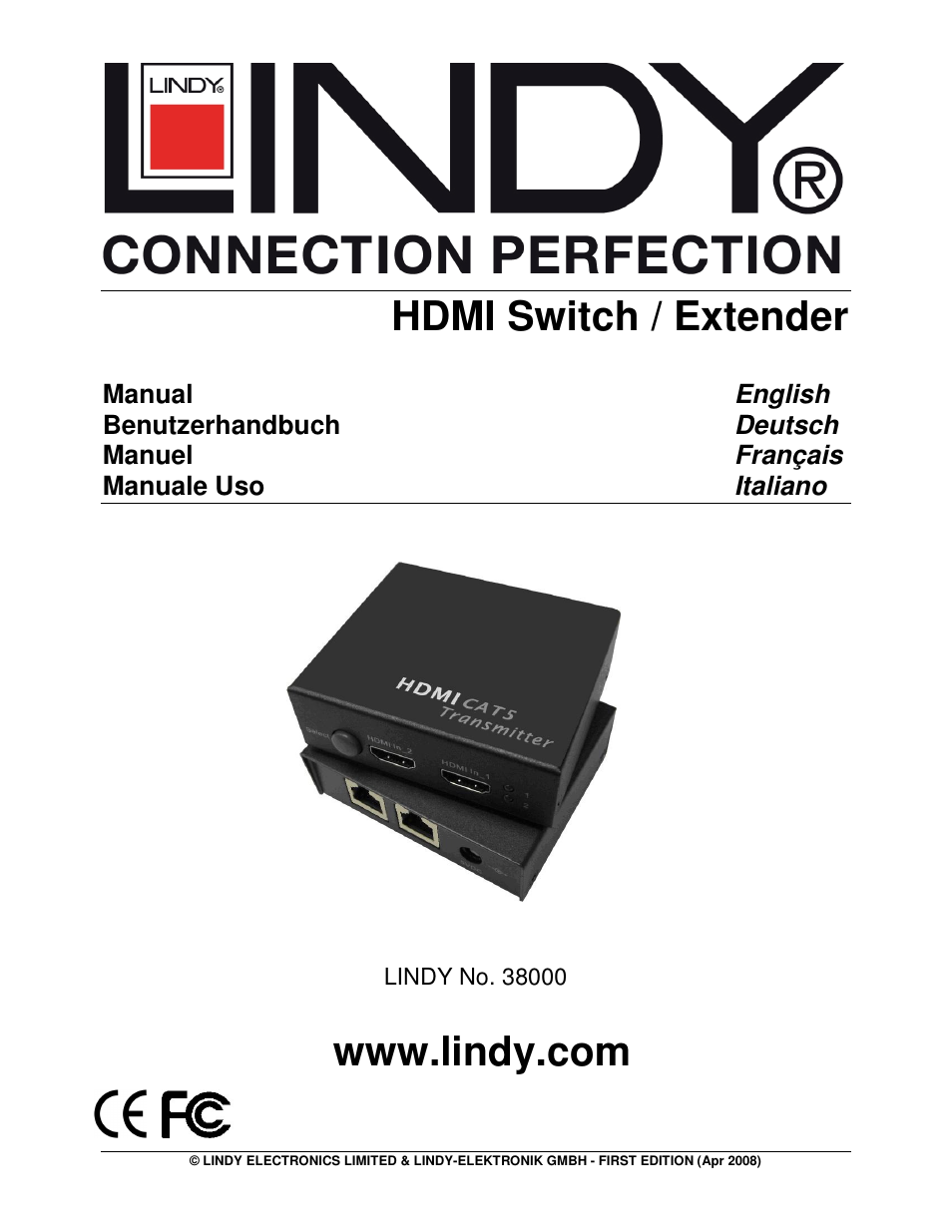 Lindy 38000 User Manual | 12 pages