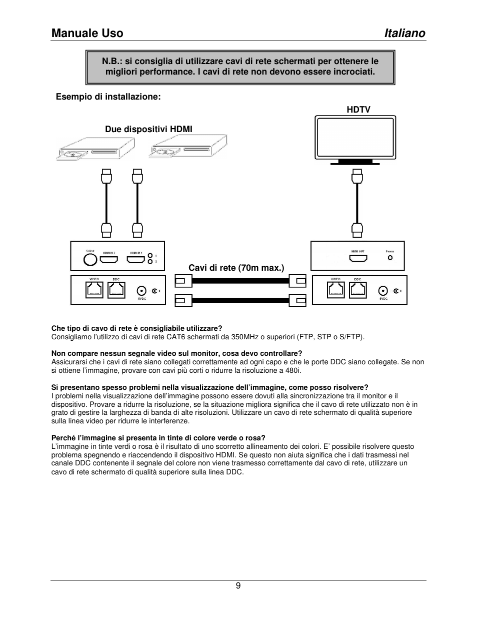 Manuale uso italiano | Lindy 38000 User Manual | Page 11 / 12