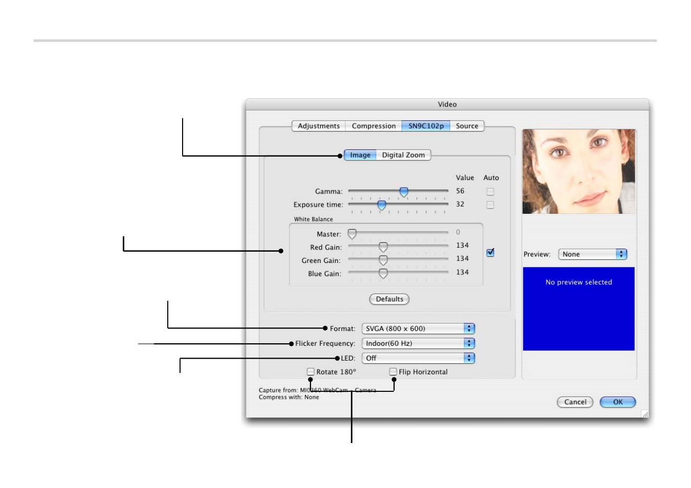 Configuration | Lindy USB MiniCam User Manual | Page 10 / 18