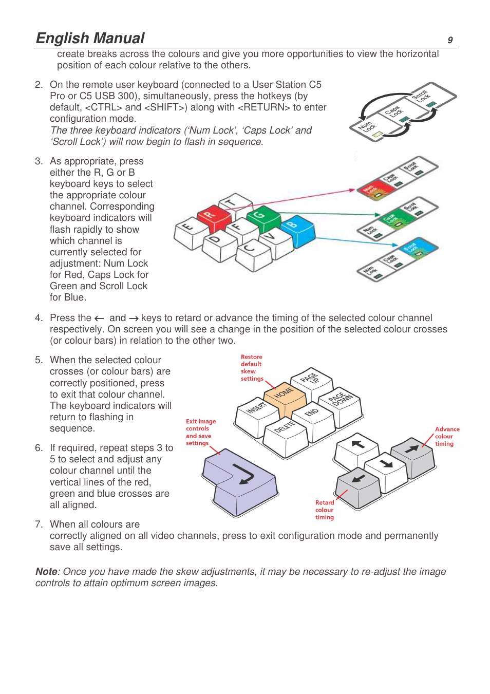 English manual | Lindy KVM EXTENDER 39356 User Manual | Page 9 / 10