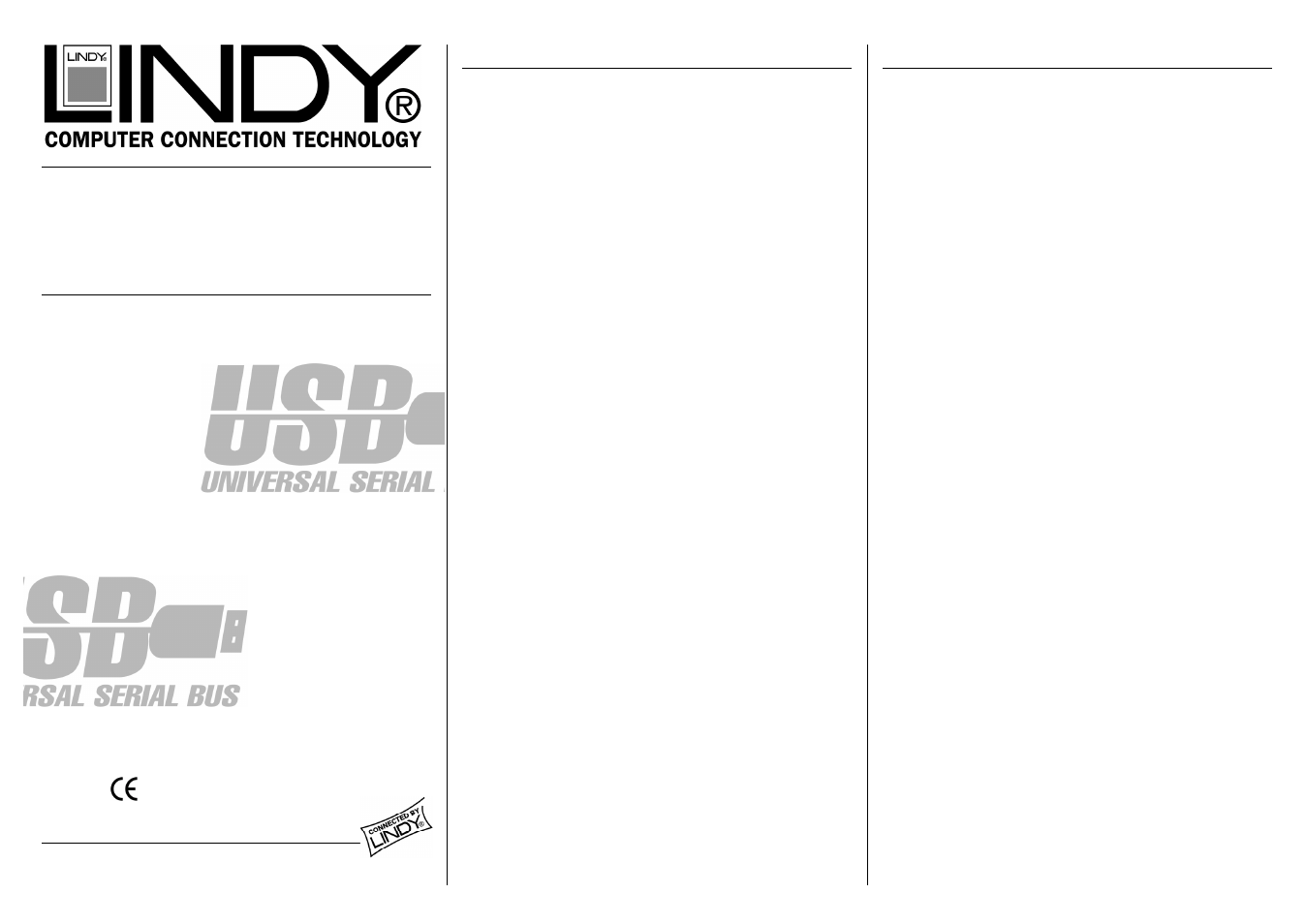 Lindy DCF-77 User Manual | 2 pages