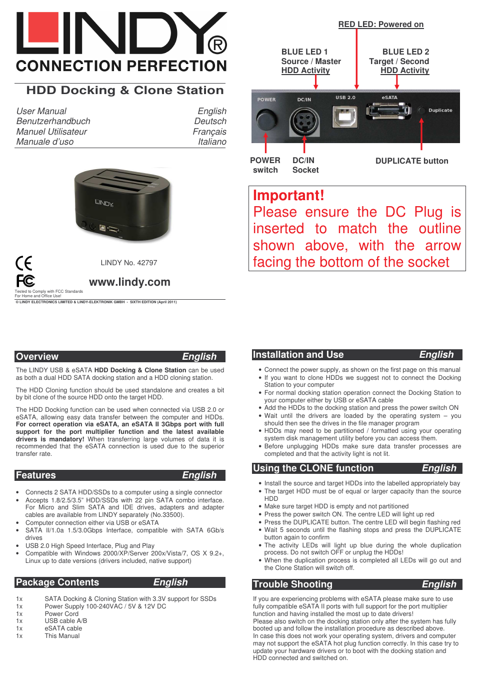 Lindy 42797 User Manual | 3 pages