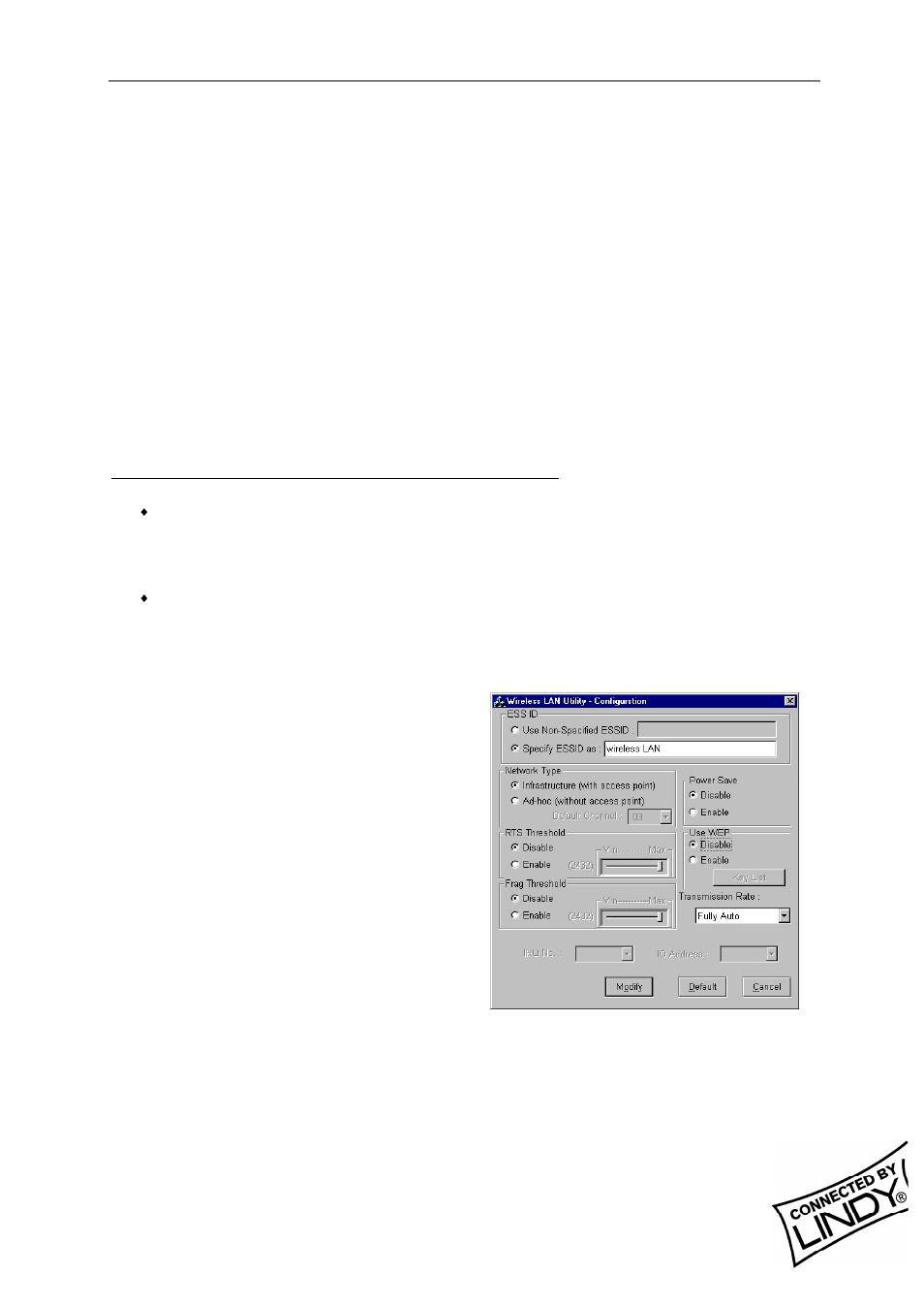 Deutsches handbuch | Lindy Wireless LAN - 11 PCMCIA Card User Manual | Page 12 / 28