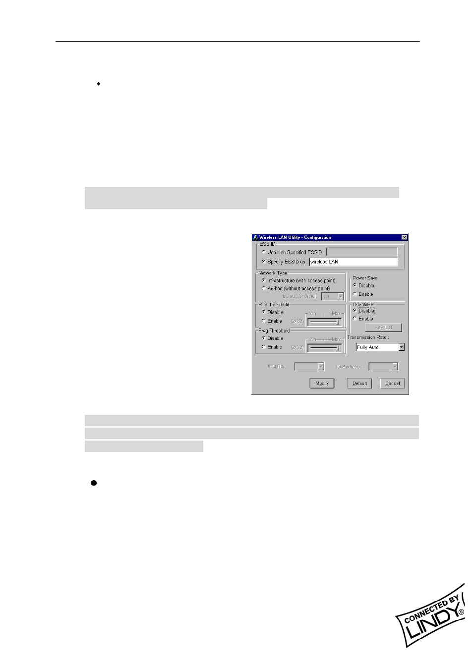 English manual | Lindy Wireless LAN - 11 PCMCIA Card User Manual | Page 7 / 28