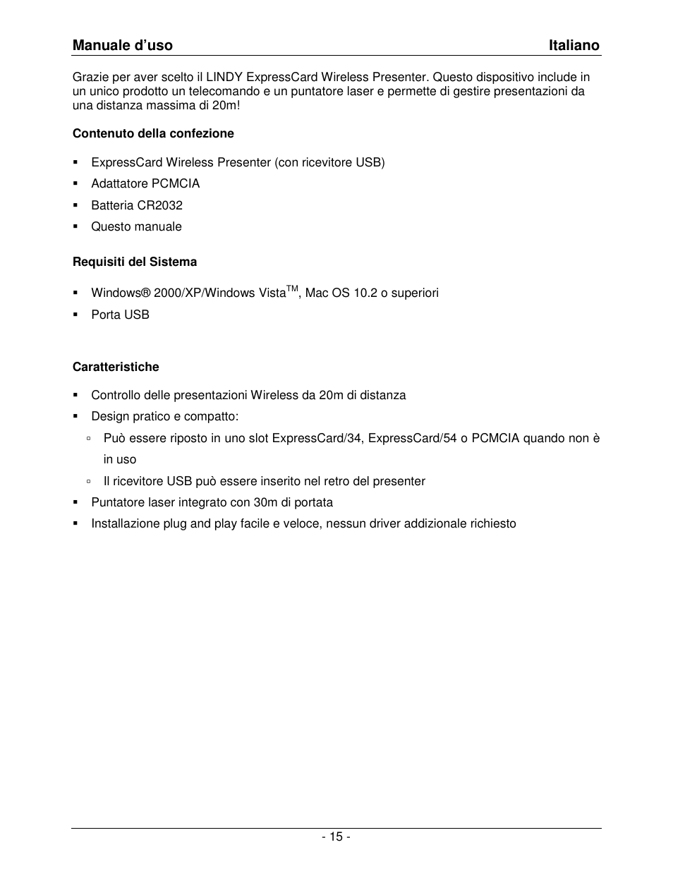 Lindy 51550 User Manual | Page 15 / 20