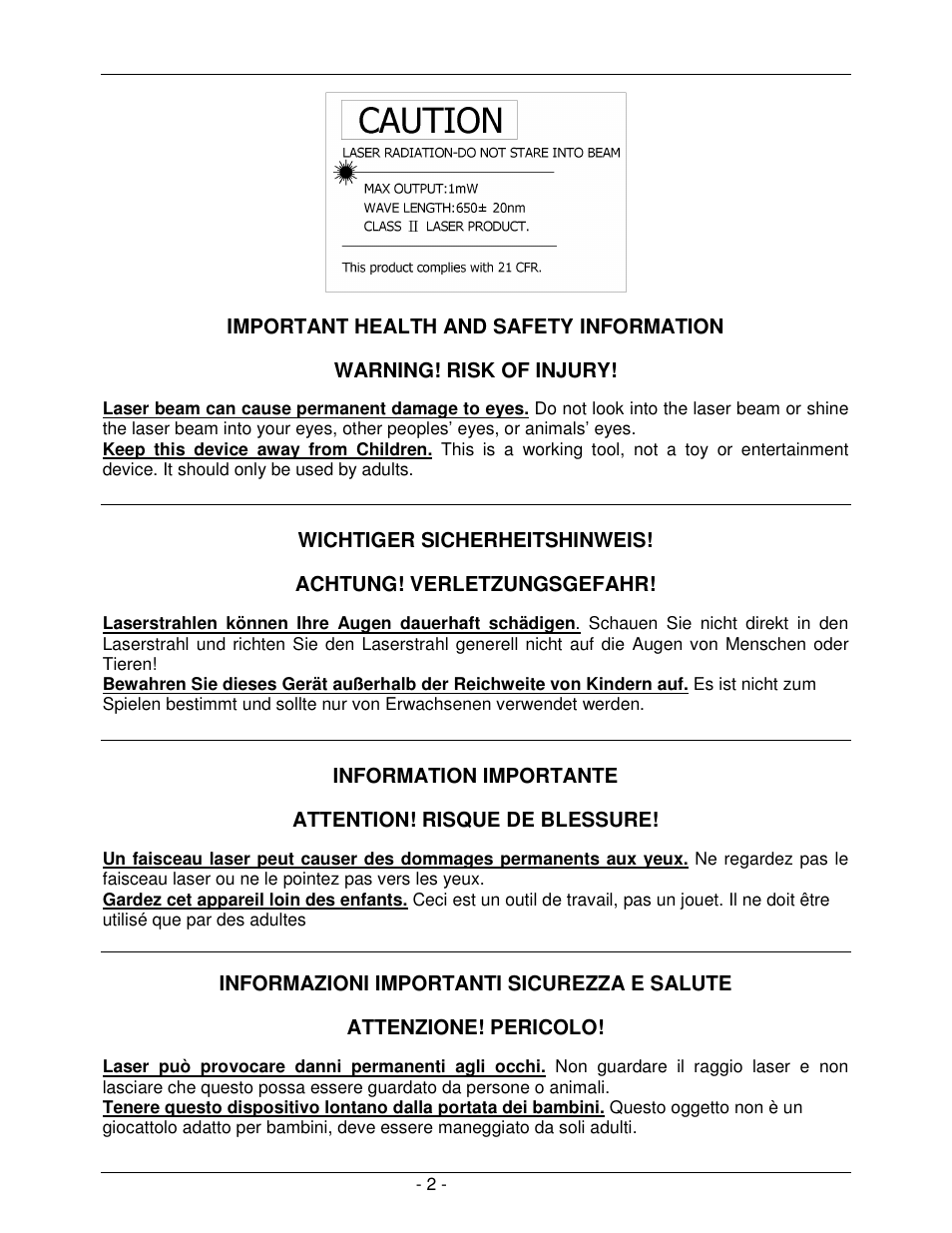 Lindy 51550 User Manual | Page 2 / 20
