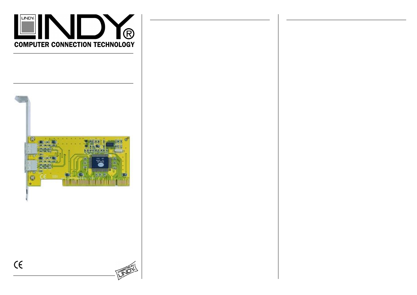 Lindy 51080 User Manual | 2 pages