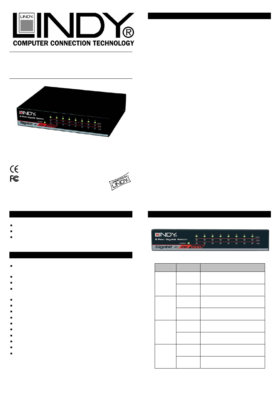 Lindy 25007 User Manual | 2 pages