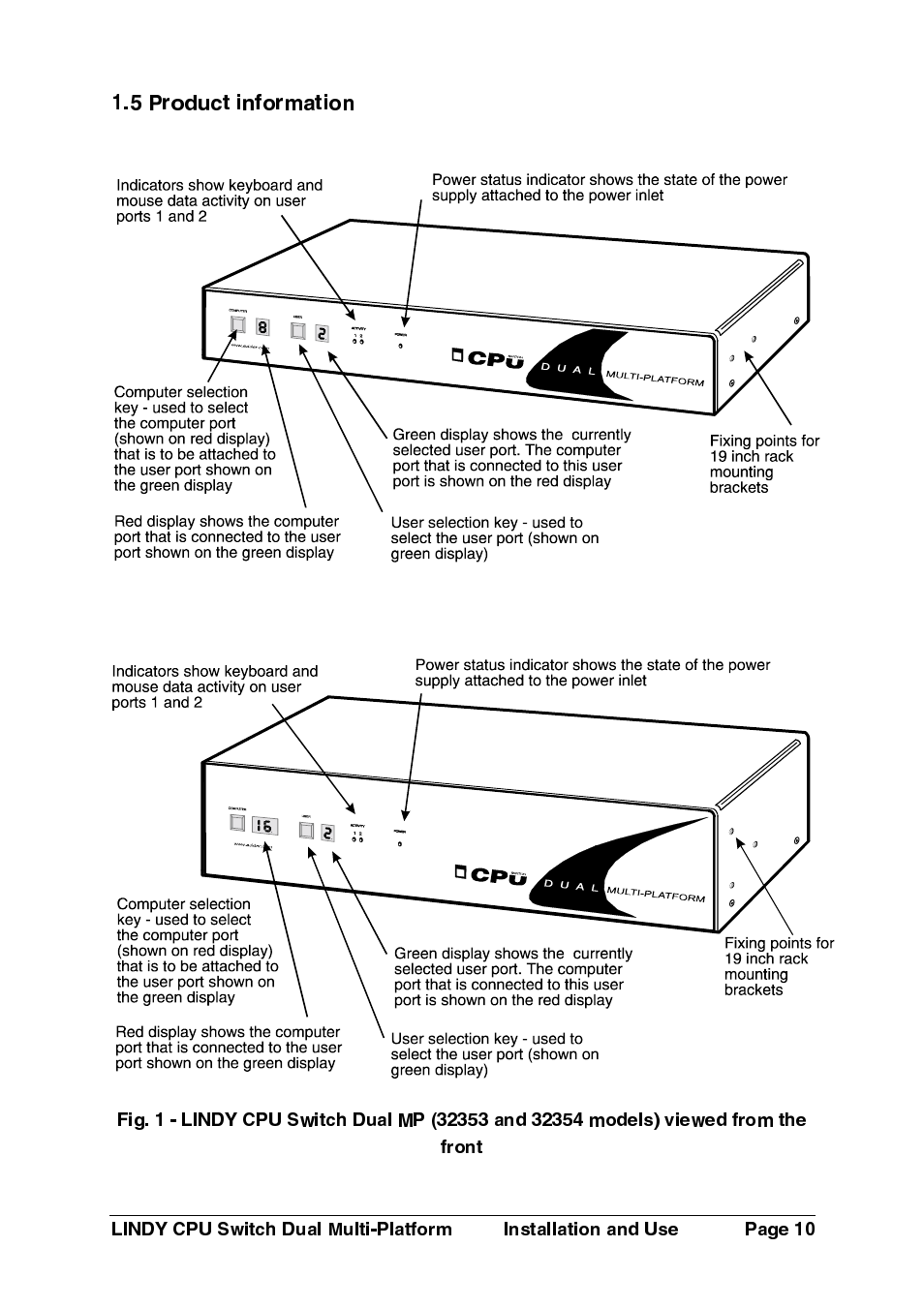 5 product information | Lindy 32354 User Manual | Page 11 / 81