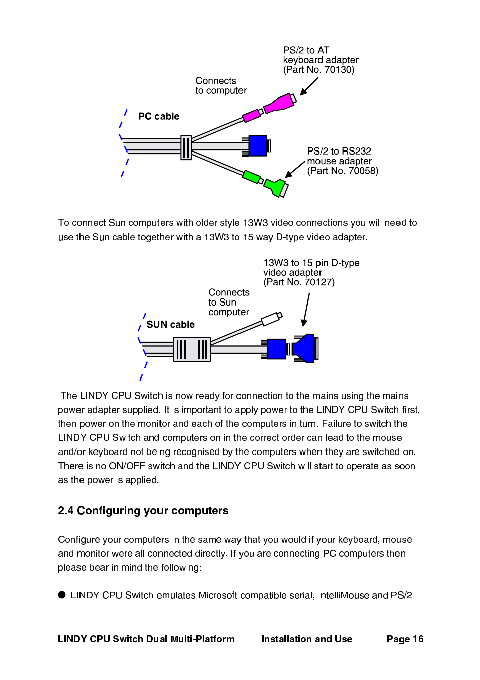 4 configuring your computers | Lindy 32354 User Manual | Page 17 / 81