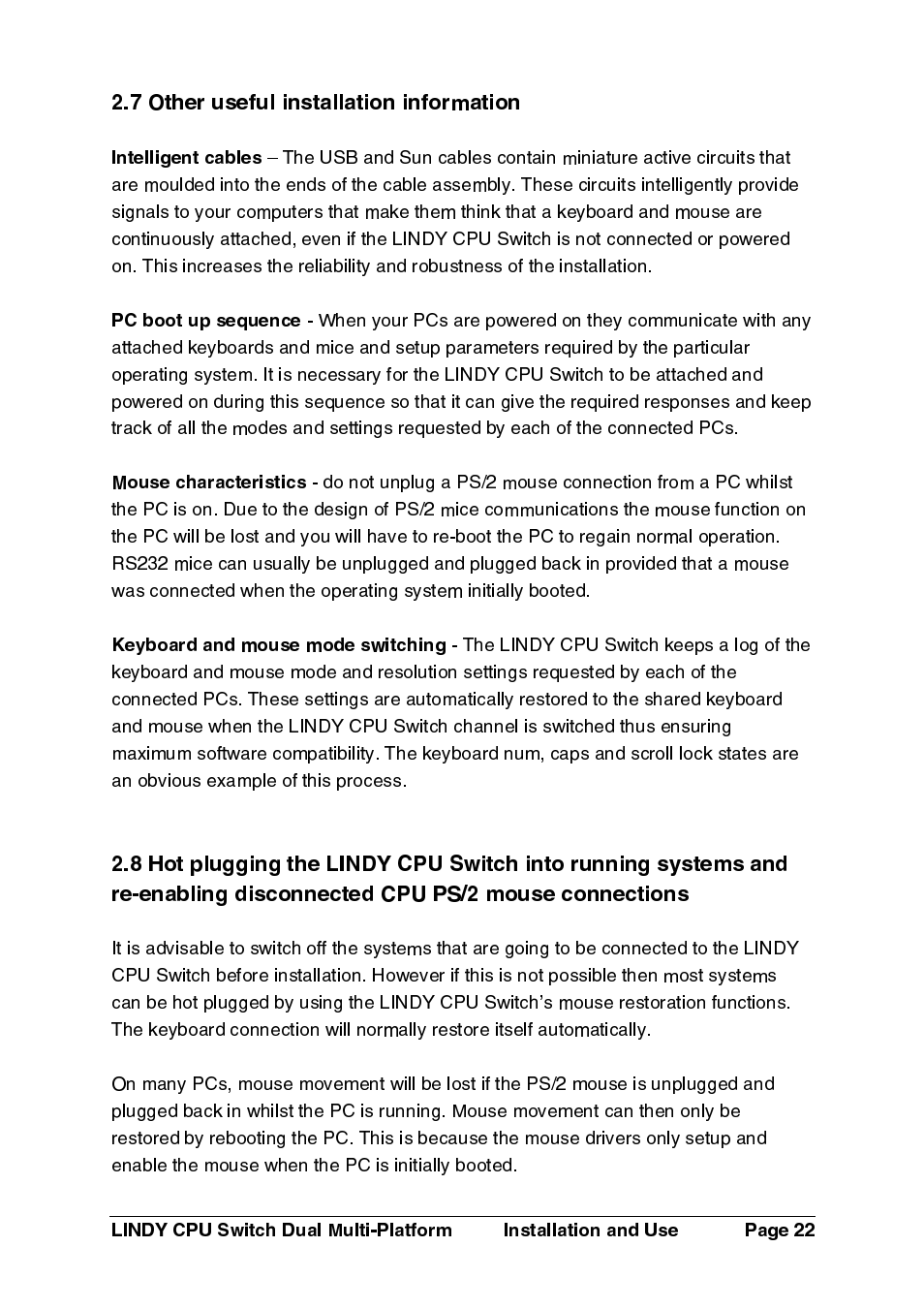 7 other useful installation information | Lindy 32354 User Manual | Page 23 / 81