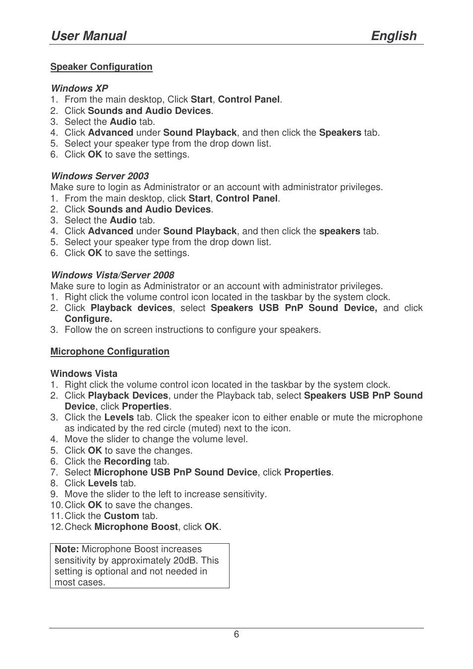 User manual english | Lindy 42775 User Manual | Page 6 / 8