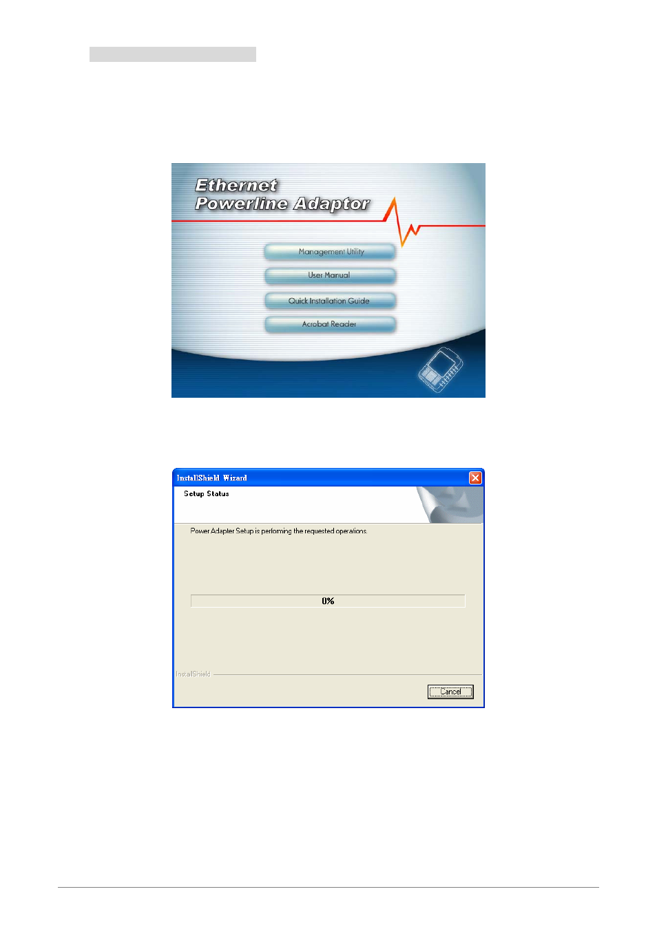 Management utility install | Lindy Ethernet Powerline Adaptor 25131 User Manual | Page 7 / 8