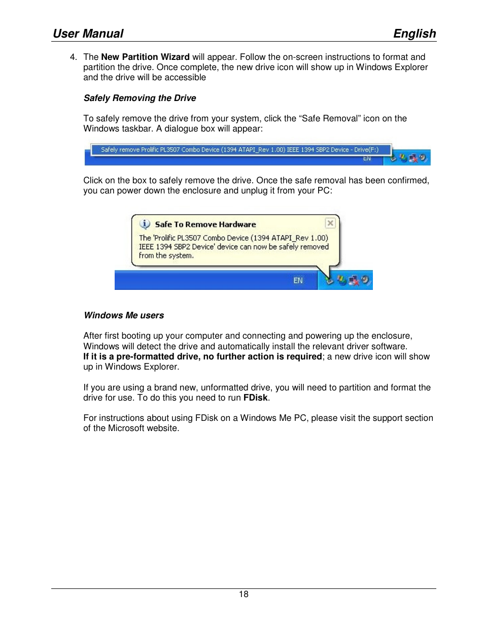 User manual english | Lindy Mini NAS Enclosure SATA & IDE 42808 User Manual | Page 20 / 24