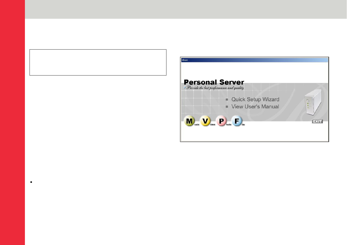 Quick setup wizard, Convenient, The personal server via the | Pleas, Page 14 | Lindy Personal Server User Manual | Page 14 / 39