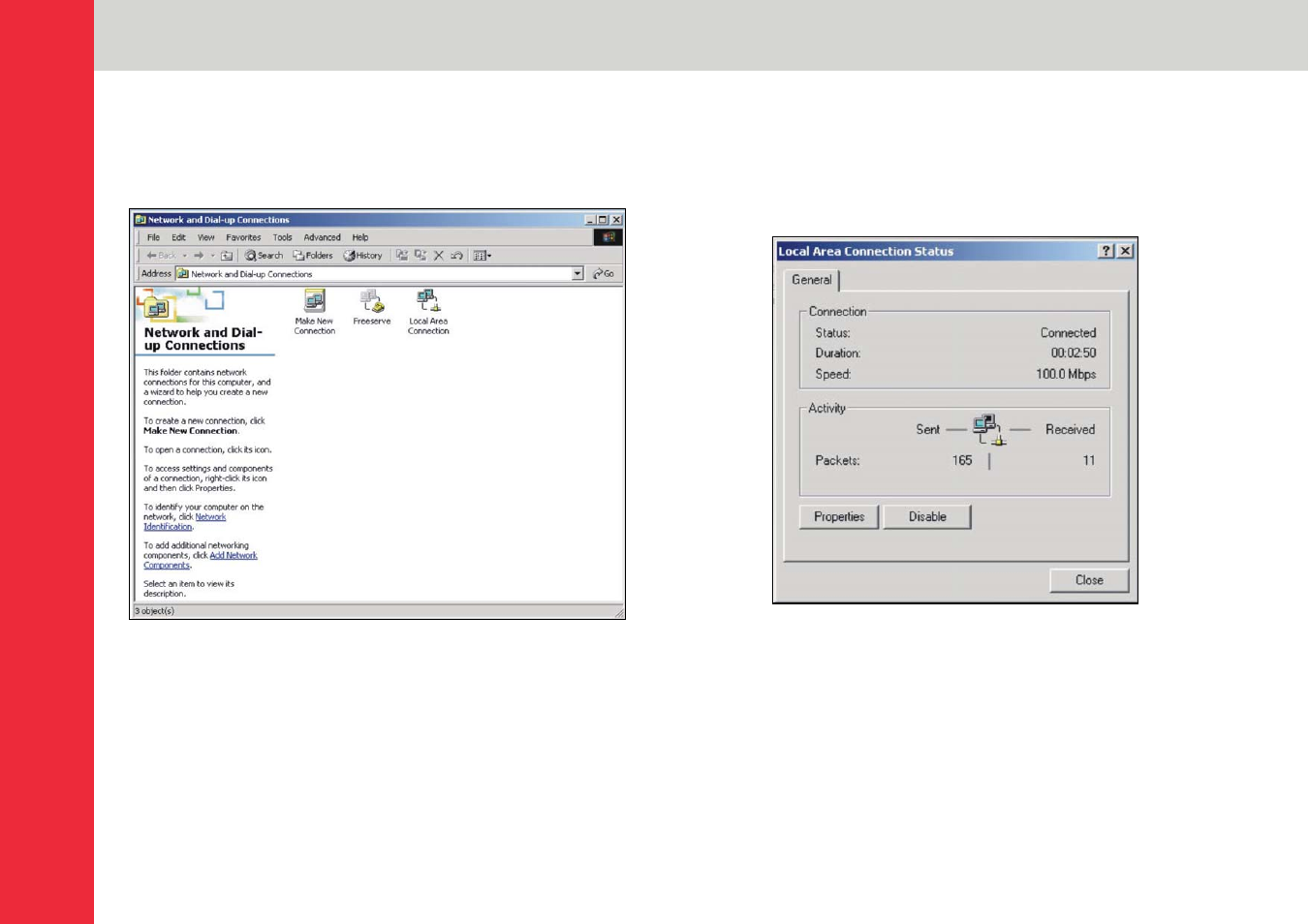 Configuring tcp/ip settings (windows 2000), Ip protocol setup, Page 8 | Lindy Personal Server User Manual | Page 8 / 39