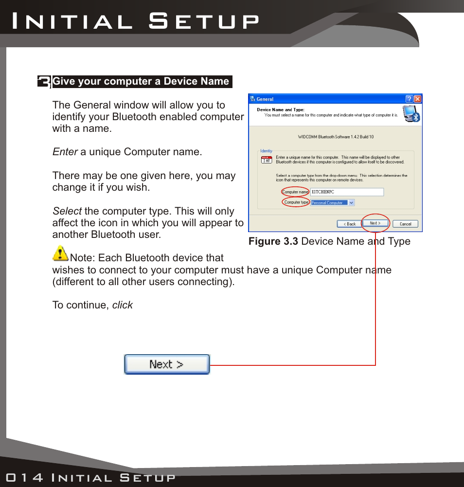 Initial setup | Lindy USB Bluetooth Adaptor User Manual | Page 12 / 33