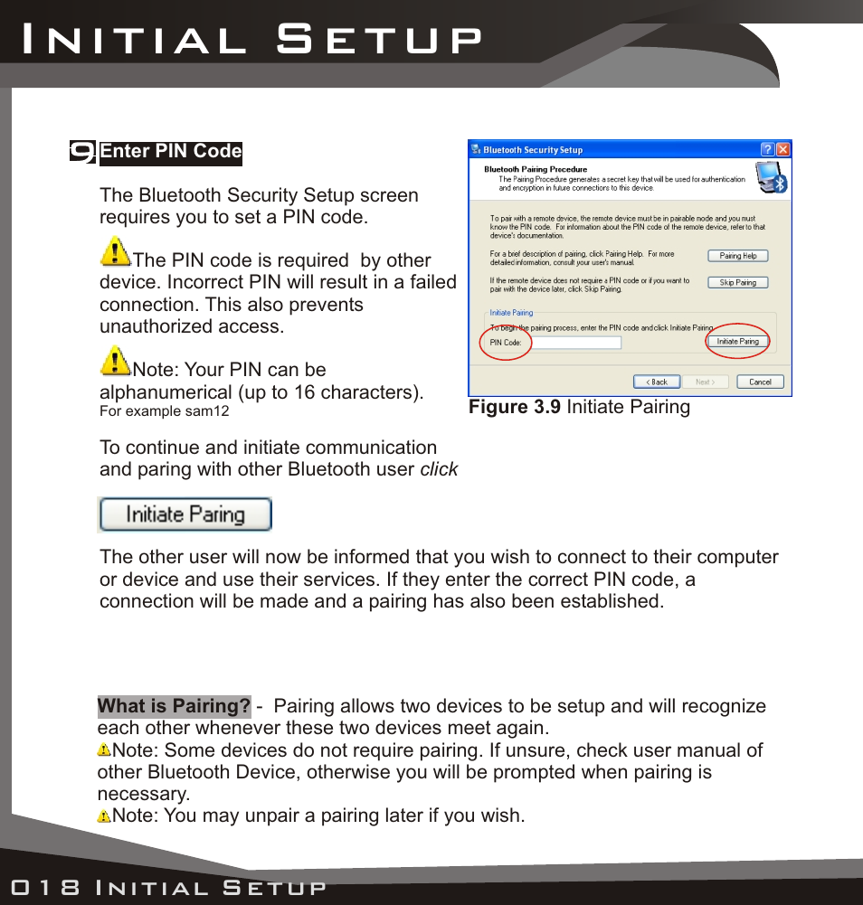 Initial setup | Lindy USB Bluetooth Adaptor User Manual | Page 16 / 33
