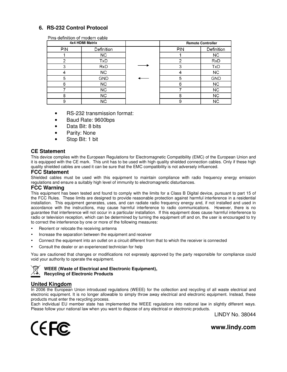 Lindy 38044 User Manual | Page 4 / 4