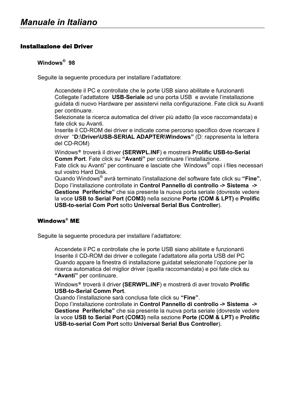 Manuale in italiano | Lindy 42856 User Manual | Page 24 / 27