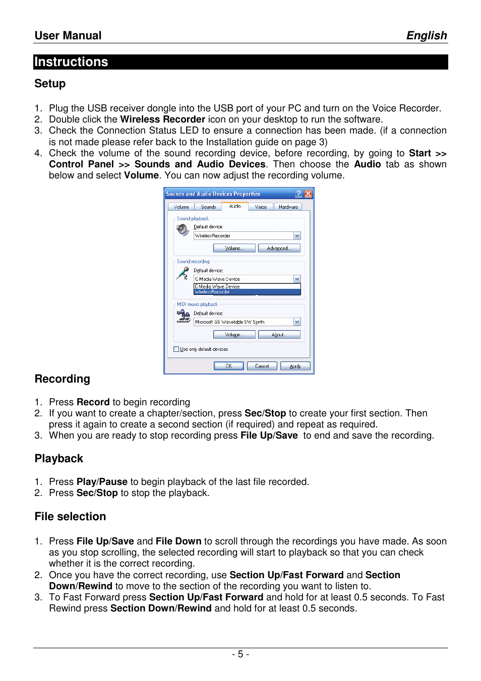 Instructions | Lindy 32494 User Manual | Page 5 / 8