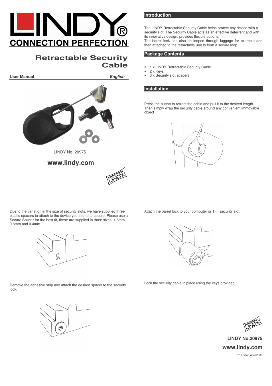 Lindy 20975 User Manual | 1 page