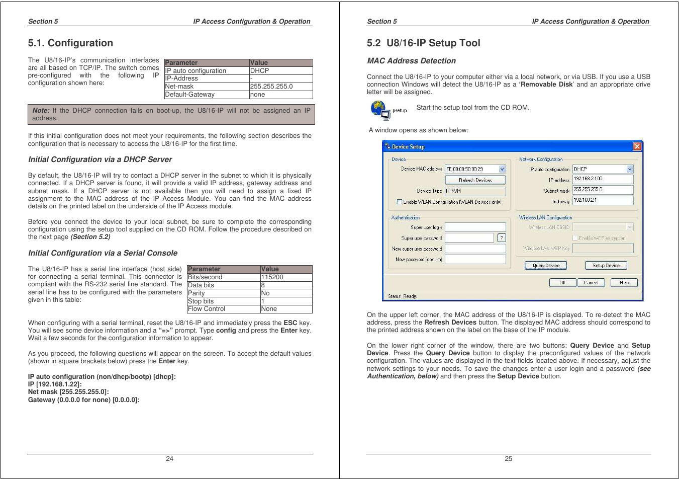 Configuration, 2 u8/16-ip setup tool | Lindy 32530 User Manual | Page 13 / 40