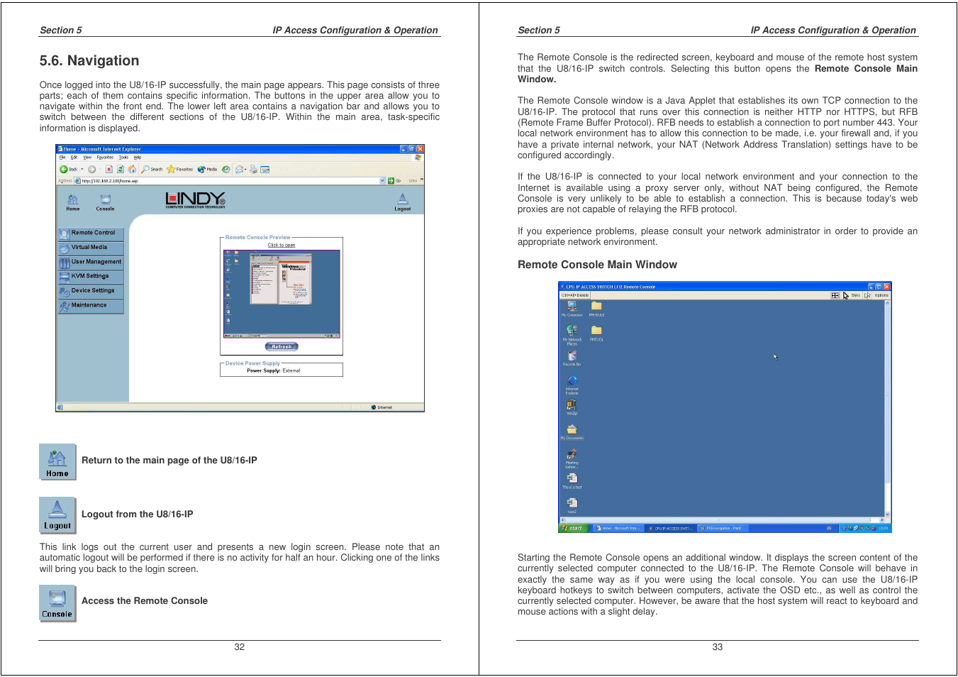 Navigation | Lindy 32530 User Manual | Page 17 / 40