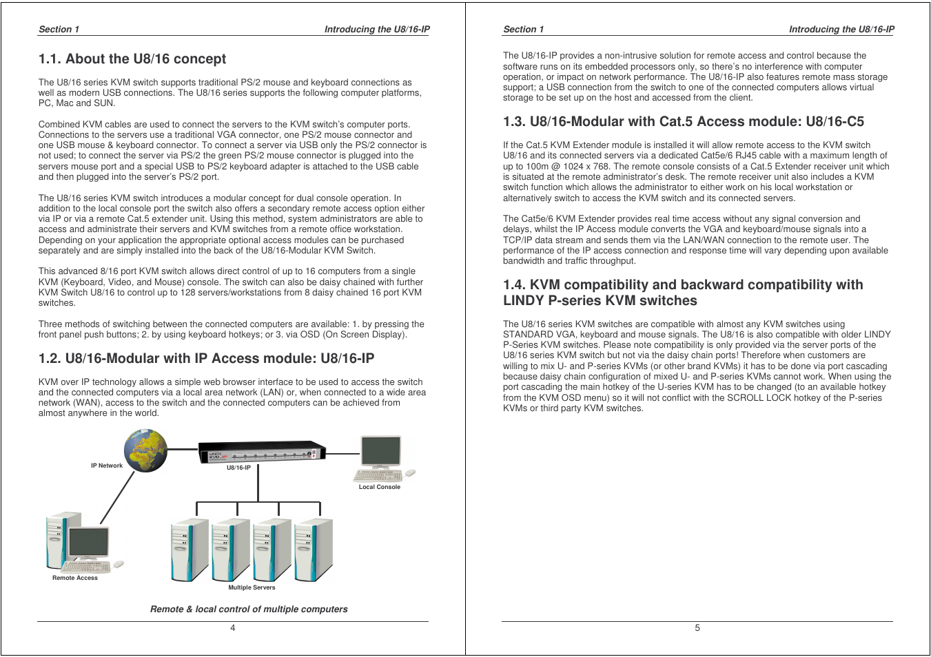 About the u8/16 concept | Lindy 32530 User Manual | Page 3 / 40