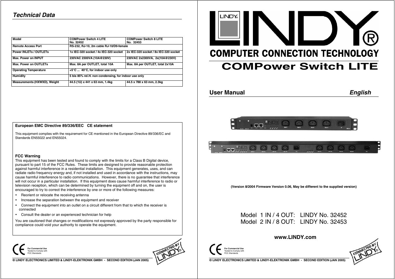 Lindy 32453 User Manual | 2 pages