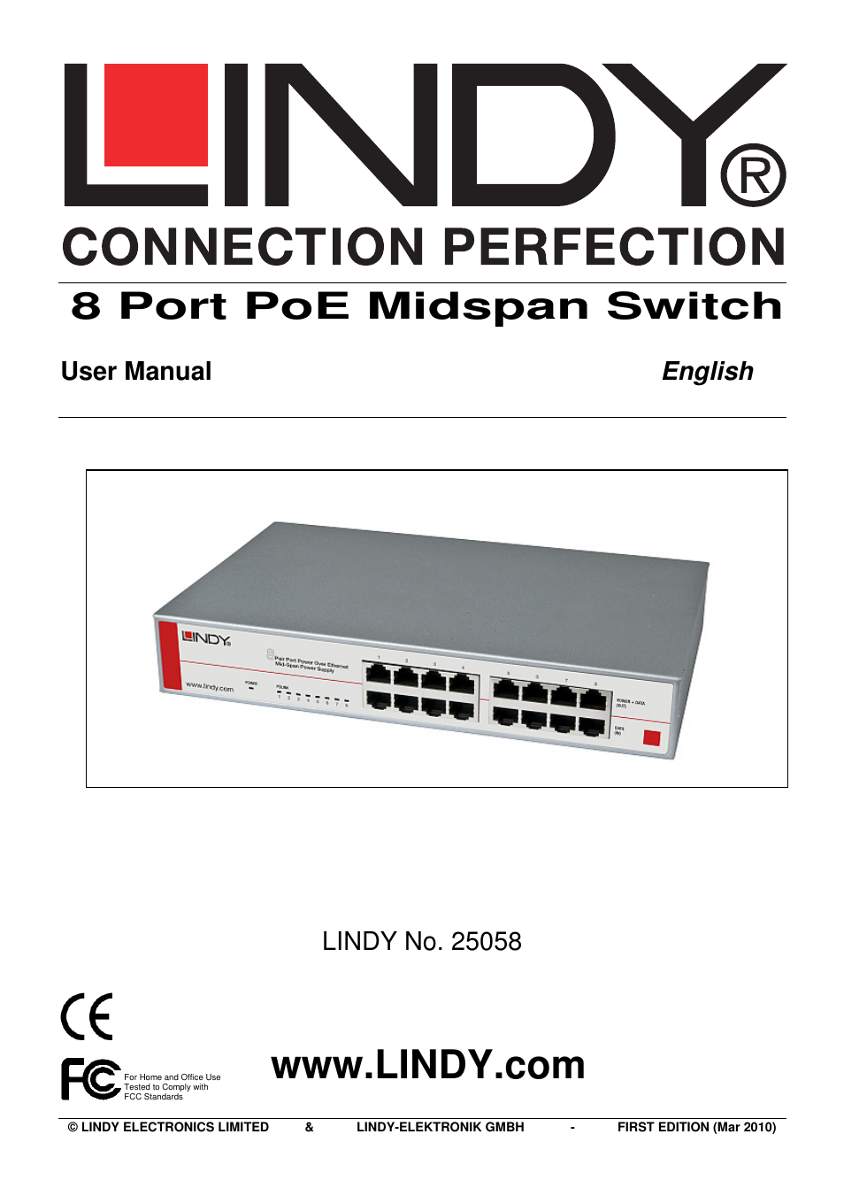 Lindy 25058 User Manual | 5 pages