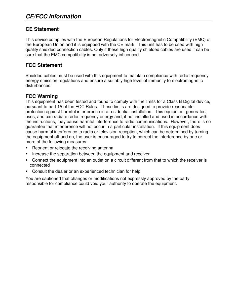 Ce/fcc information | Lindy Network Device 42807v0 User Manual | Page 11 / 12