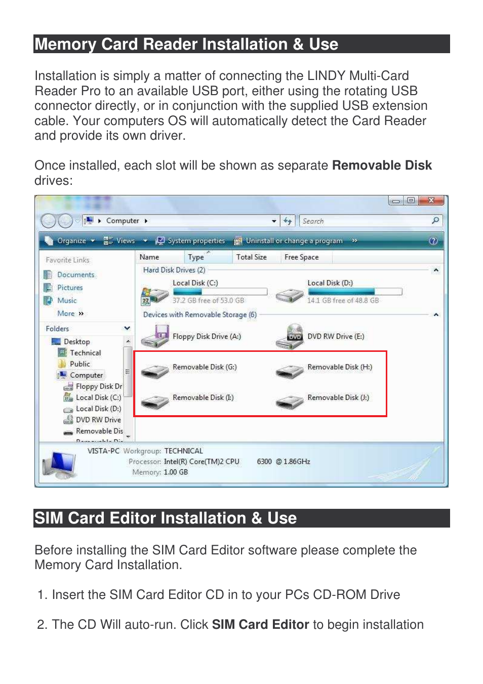 Sim card editor installation & use | Lindy 42982V0 User Manual | Page 4 / 6
