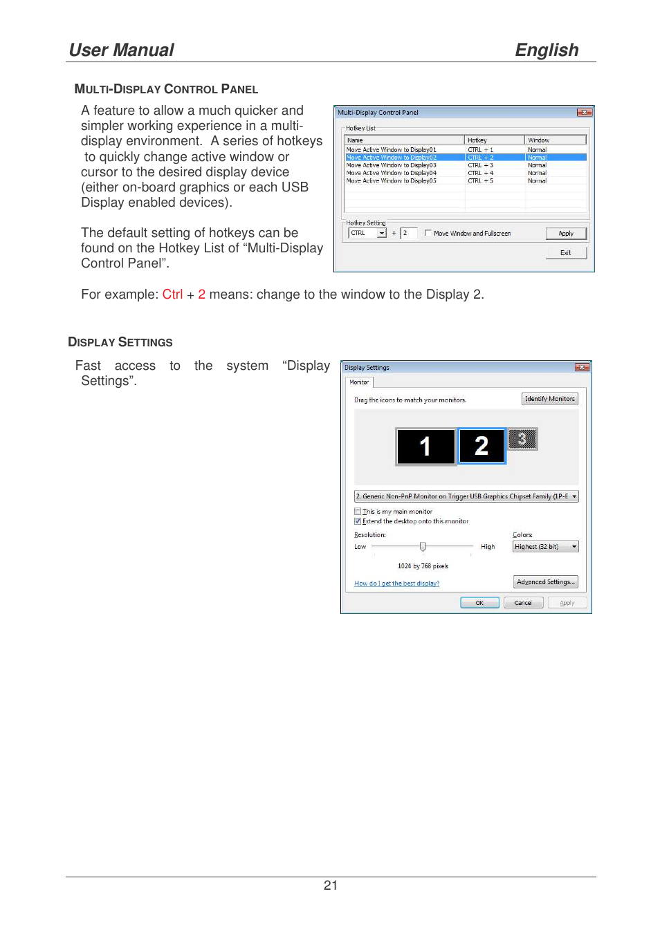 User manual english | Lindy 42799 User Manual | Page 21 / 25