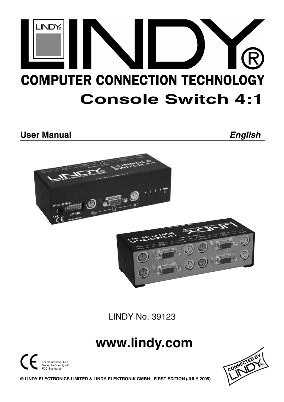 Lindy No. 39123 User Manual | 14 pages